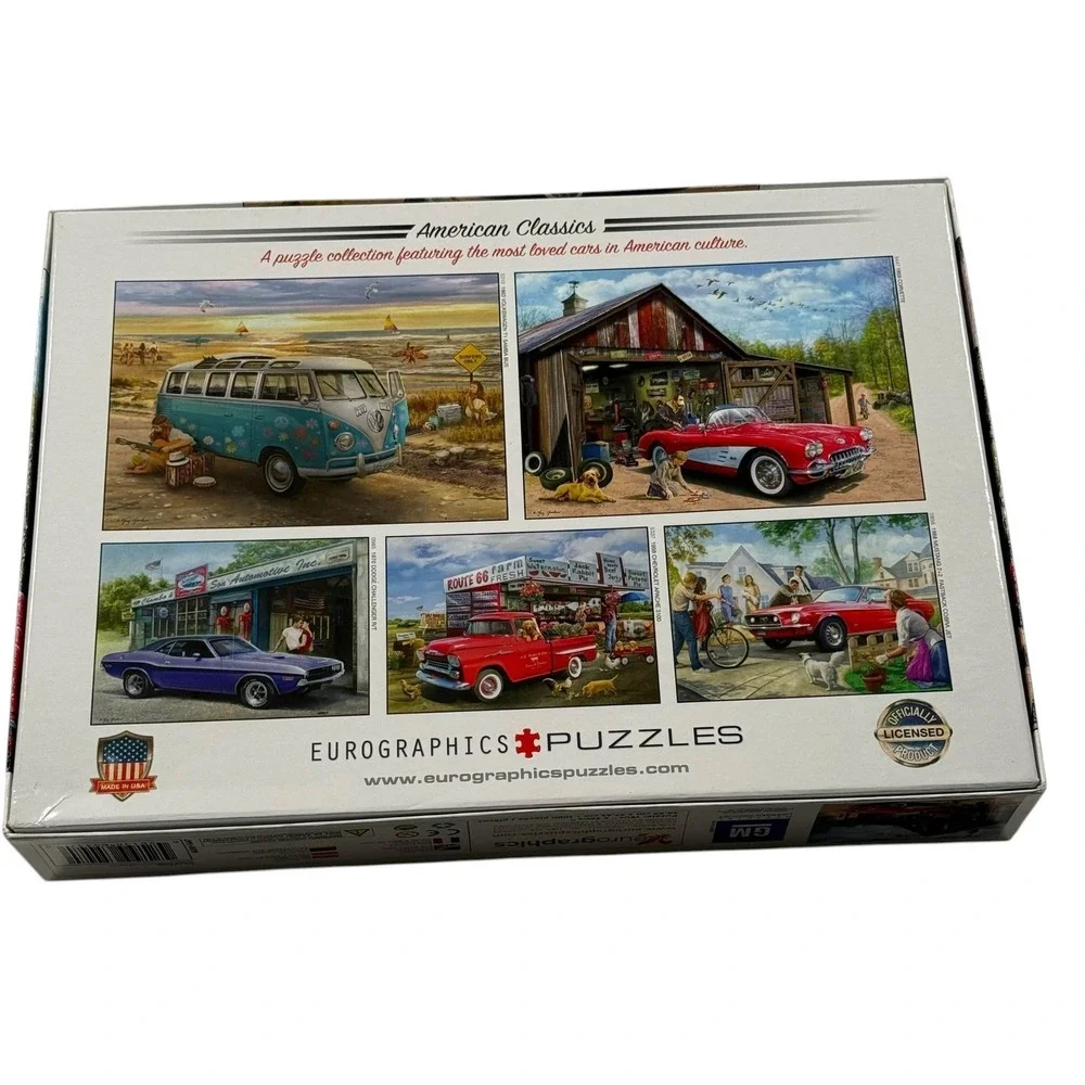 Eurographics Chevrolet Out Of Storage 1959 Corvette Car‎ 1000 Pieces Puzzle